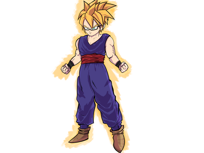 Illustration for Level's Dragon Ball Z series