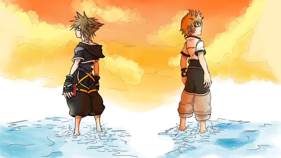 Kingdom Hearts illustration for Level